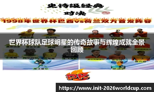 世界杯球队足球明星的传奇故事与辉煌成就全景回顾
